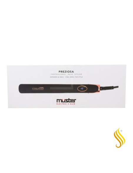 Muster Electric 4 Hair Straightener Preziosa Infrared & Ionic