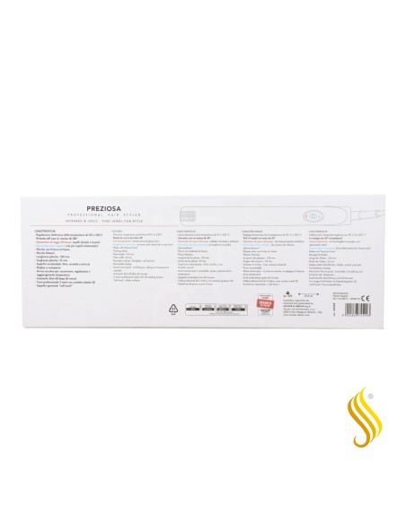 Muster Electric 4 Hair Straightener Preziosa Infrared & Ionic