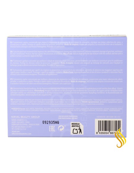 Nirvel Hair Booster Gray Cover (12 Vials X 5 ml)