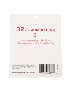 Red Kiss Jumbo épingles à cheveux 3 32 pièces noir 2
