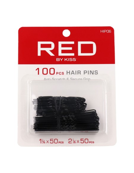 Épingle à cheveux Red Kiss 1 3.4 et 2 1.2 100 pièces noir