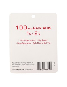 Épingle à cheveux Red Kiss 1 3.4 et 2 1.2 100 pièces noir 2