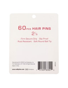 Épingles à cheveux Red Kiss 2 1.2 60 pièces noires 2