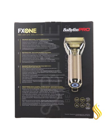 Babyliss Pro Máquina Fxone Gold Foil All-Metal Afeitadora