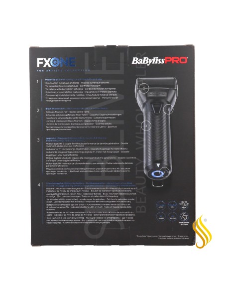Babyliss Pro Maquina Fxone Black Foil All-Metal Afeitadora