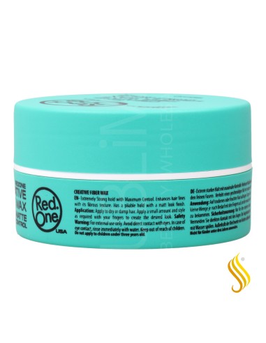 Cera de fibra criativa Red One (forte e fosca) 150 ml