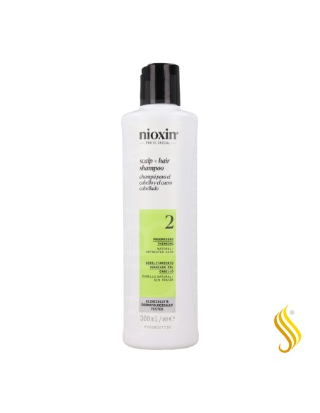 Wella Nioxin Scalp-Hair Progressed Thinning Shampoo (2) 300 ml