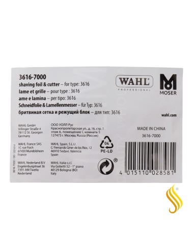 Wahl Foil + Super Close Blade (3616-7000)