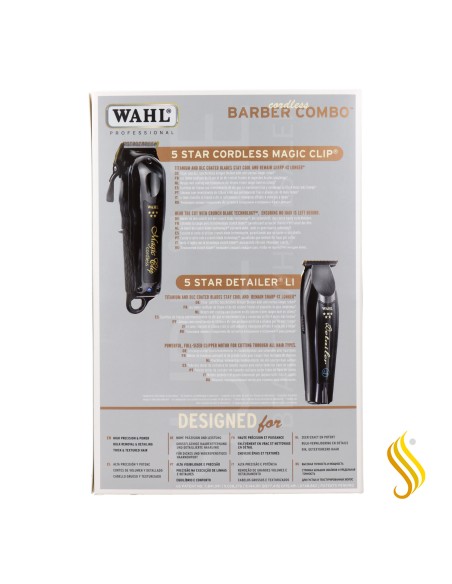 Máquina combinada de barbeiro sem fio Wahl