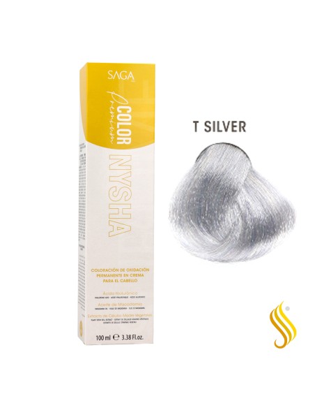 Saga Nysha Color Premium Color T Silver 100 ml