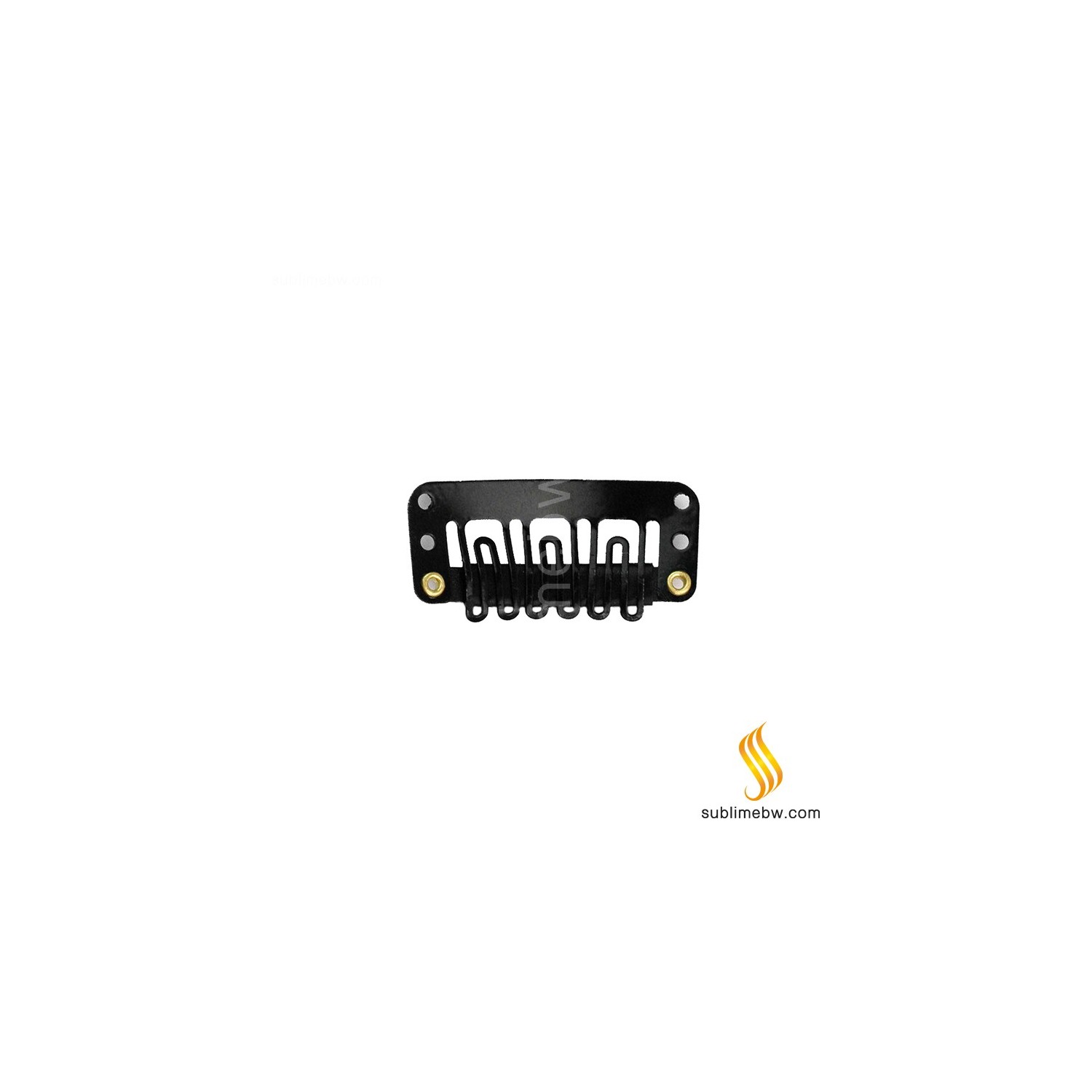 Sublime Clips Extensiones Black 1000u