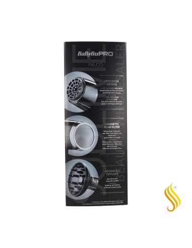 Babyliss Pro Secador Falco High Speed Silver