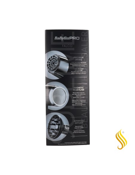 Babyliss Pro Secador Falco High Speed Silver