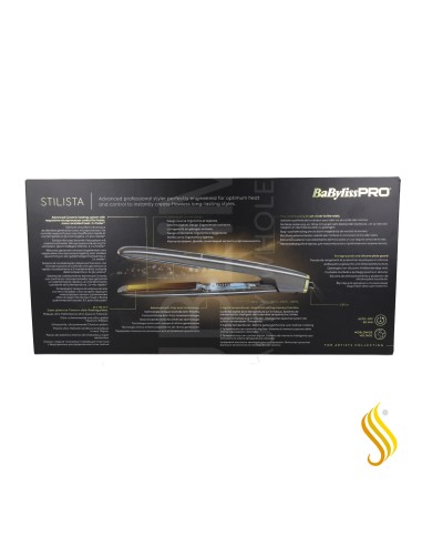 Babyliss Plancha Stilista Gris y Oro