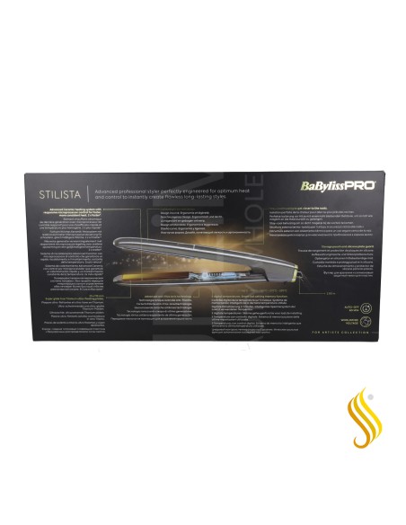 Lisseur Babyliss Stilista Gris et Or