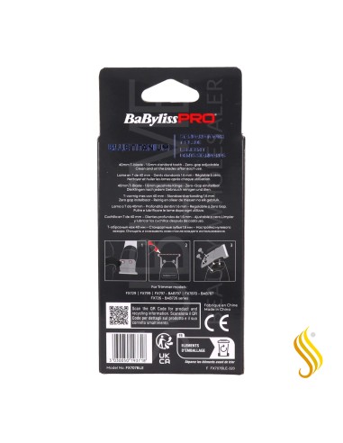Lame de rechange en T Skeletonfx Mim Blue Titanium Babyliss Pro Fx707Ble