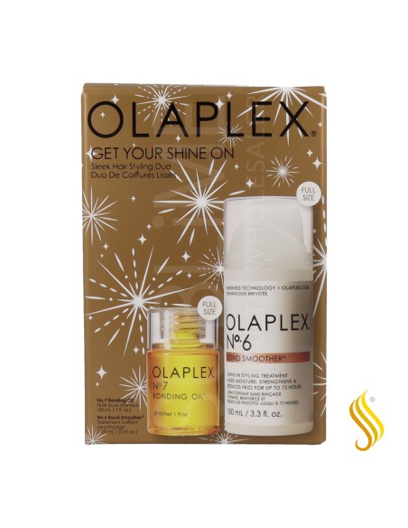Pack coiffant et anti-frisottis Olaplex Get Your Shine On No6 et No7