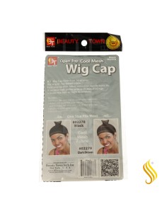 Beauty Town Open Top Bonnet Net Pour Perruque Noir (02278) 2