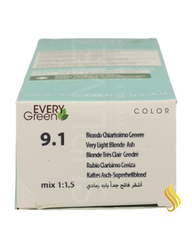 Dikson Every Green Color Plex 9.1 Loiro Acinzentado Muito Claro 100ml