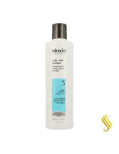 Wella Nioxin Sys3 Shampoo for Colored, Dry, and Damaged Hair 300ml