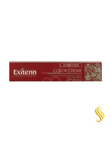 Exitenn Color Creme 60ml, Cor 723 Rubio Medio Baige Dourado
