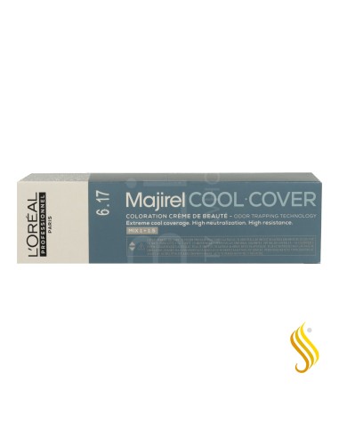 L’Oréal Majirel Cool Cover 6.17 – Rubio Oscuro Ceniza Irizado 60 ml