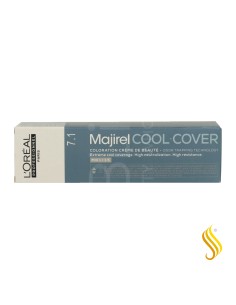 L’Oréal Majirel Cool Cover 7.1 – Rubio Medio Ceniza 60 ml