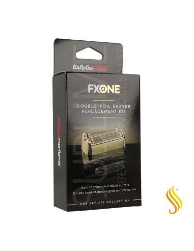 Barbeador Babylisspro Fxone Repl Double Foil Dourado (Fx79Rf2Ge)