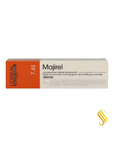 L’Oréal Majirel Cobrizos 7.45 - Rubio Medio Cobrizo Caoba 60 ml