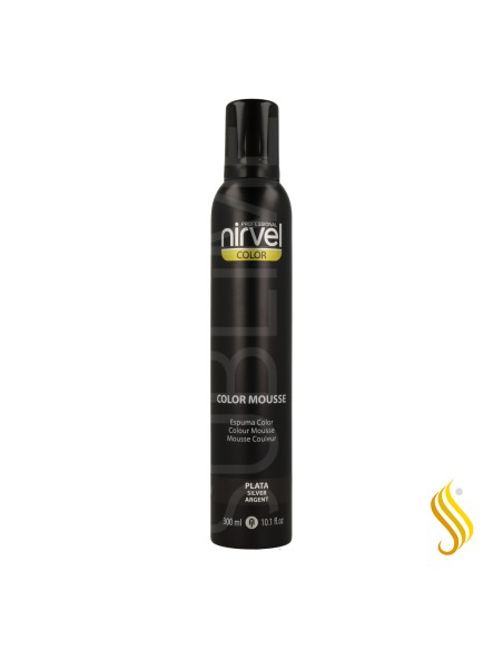 Nirvel Green Color Mousse Silver 300 Ml