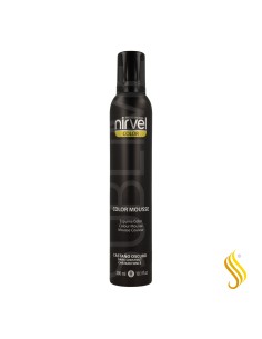 Nirvel Green Color Mousse Brown Dark 300 Ml