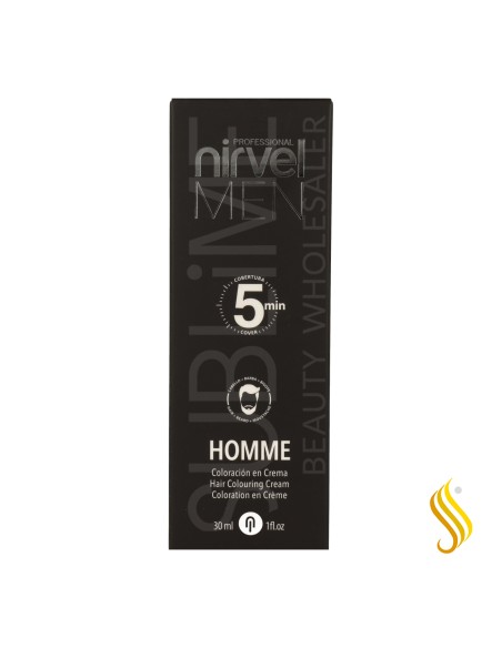 Nirvel Men 5 Minutes 30 Ml, Couleur Ct 7 Brun Clair