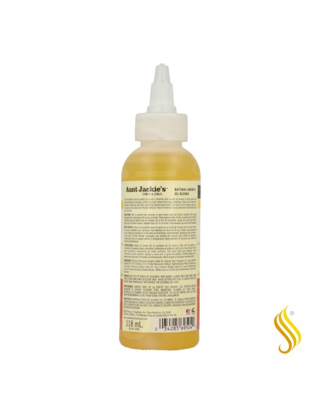 Aunt Jackie's Curls & Coils Nourish My Hair Flaxseed & Monoi Aceite Crecimiento 118 ml
