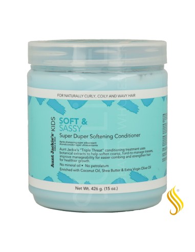 Aunt Jackie's Kids Soft & Sassy Super Duper Acondicionador Suavizante 426 g
