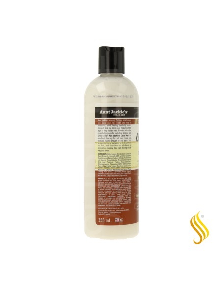 Aunt Jackie's Curls & Coils Coco Wash Limpiador Acondicionador de Leche de Coco 355 ml
