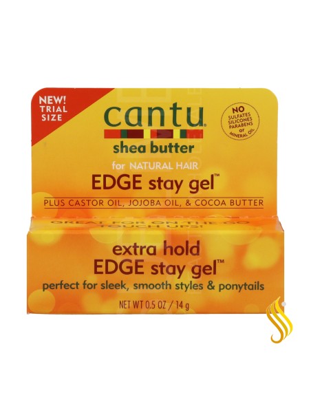 Cantu Shea Butter Natural Hair Extra Hold Edge Stay Gel 14 g