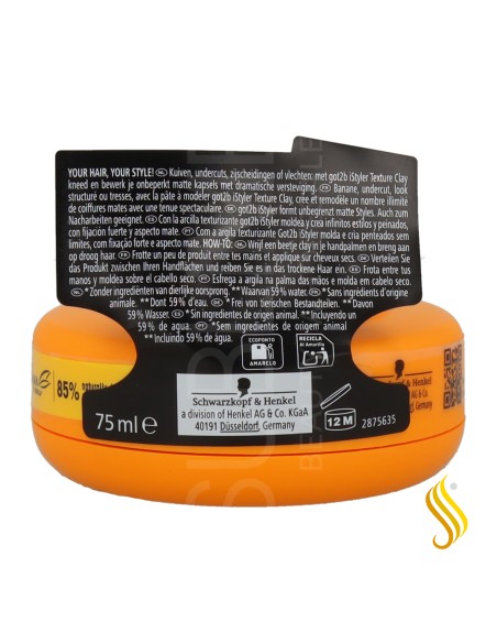 Schwarzkopf Got2b Istyler Texturizing Clay 75ml