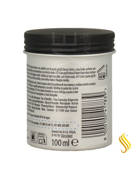 Schwarzkopf Got2b Matte Paste Surfer Look 100 ml