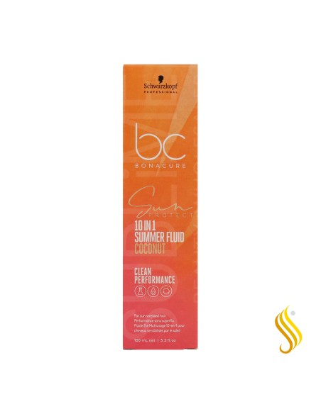 Schwarzkopf Bonacure Sun Protect Fluide d'été 10 en 1 Noix de coco 100 ml