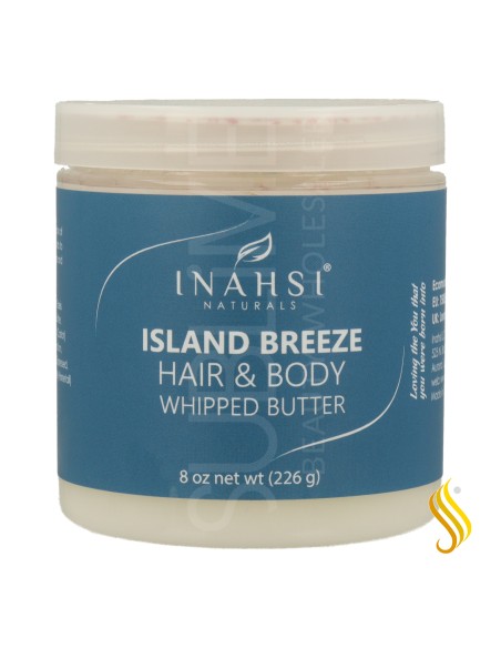 Inahsi Island Breeze Hair Crème au beurre fouettée pour le corps 226 gr