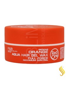 Red One Full Force Aqua Hair Wax Orange Gel 150ml