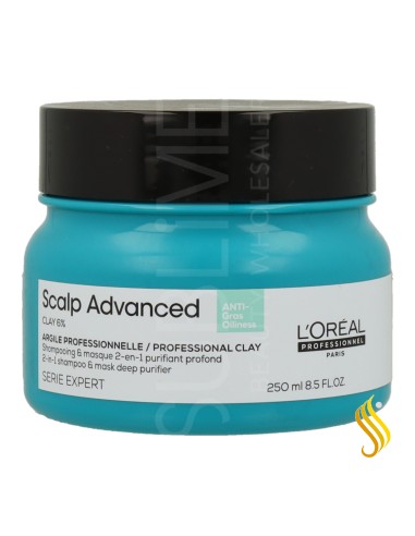 Loreal Expert Scalp Advanced 2 En 1 Shampooing et Masque à l'Argile 250 ml