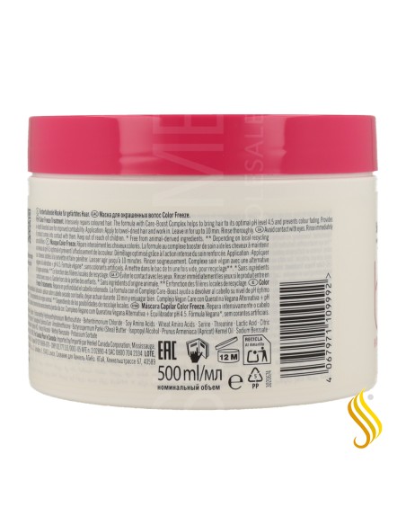 Schwarzkopf Bonacure Color Freeze Treatment Care Boost Cabelos Coloridos 500ml