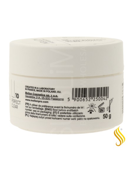 MOLLON PRO GEL DE CONSTRUCTION 50G PERFECT CLEAR 10