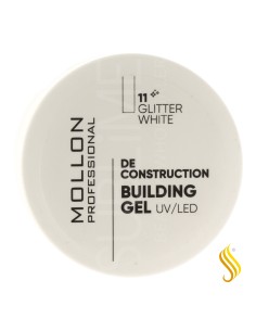 MOLLON PRO GEL DE CONSTRUCTION 50G GLITTER WHITE 11