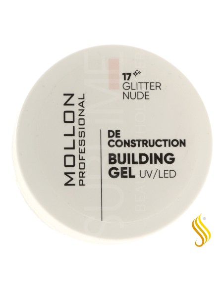 MOLLON PRO GEL DE CONSTRUCTION 50G GLITTER NUDE 17