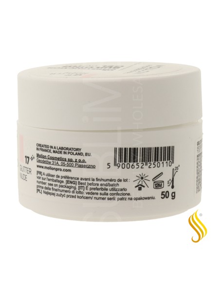 MOLLON PRO GEL DE CONSTRUCTION 50G GLITTER NUDE 17