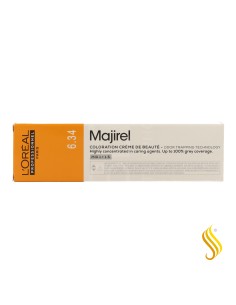 L’Oréal Majirel Gold 6.34 – Rubio Oscuro Dorado Cobrizo 60 ml