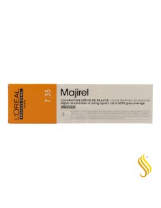 L’Oréal Majirel Gold 7.35 – Rubio Medio Dorado Caoba 60 ml