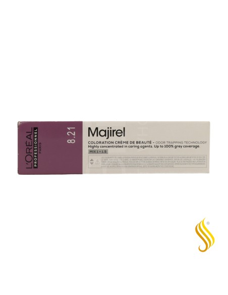 L’Oréal Majirel 8.21 – Rubio Claro Irisado Ceniza 60 ml